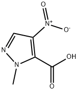 2-METHYL-4-NITRO-2H-PYRAZOLE-3-CARBOXYLIC ACID Struktur