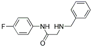 2-(BENZYLAMINO)-N-(4-FLUOROPHENYL)ACETAMIDE Struktur