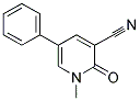 1-METHYL-2-OXO-5-PHENYL-1,2-DIHYDRO-3-PYRIDINECARBONITRILE Struktur