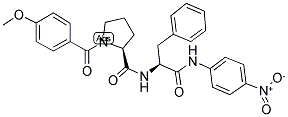 4-METHOXY-BZ-PRO-PHE-PNA Struktur