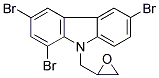 1,3,6-TRIBROMO-9-(OXIRAN-2-YLMETHYL)-9H-CARBAZOLE Struktur