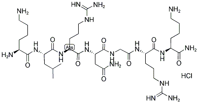 H-LYS-LEU-ARG-ASN-GLY-ARG-LYS-NH2 HCL Struktur