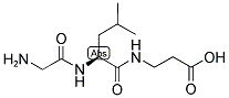 H-GLY-LEU-BETA-ALA-OH Struktur