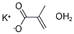 POTASSIUM METHACRYLATE, HEMIHYDRATE Struktur