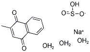 MENADIONE SODIUM BISULFITE TRIHYDRATE Struktur