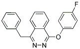 1-BENZYL-4-(4-FLUOROPHENOXY)PHTHALAZINE Struktur