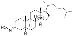 5-ALPHA-CHOLESTAN-3-ONE OXIME Struktur