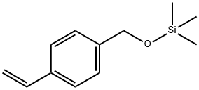 (M,P-VINYLBENZYLOXY)TRIMETHYLSILANE Struktur