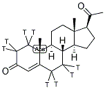 PROGESTERONE, [1,2,6,7-3H] Struktur