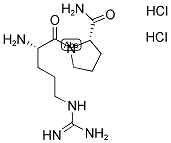 H-ARG-PRO-NH2 2 HCL Struktur