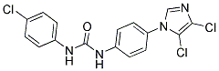 N-(4-CHLOROPHENYL)-N'-[4-(4,5-DICHLORO-1H-IMIDAZOL-1-YL)PHENYL]UREA Struktur