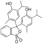 THYMOLSULFONAPHTHALEIN Struktur