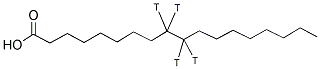 STEARIC ACID, [9,10-3H] Struktur