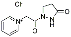 1-[2-OXO-2-(3-OXOTETRAHYDRO-1H-PYRAZOL-1-YL)ETHYL]PYRIDINIUM CHLORIDE Struktur