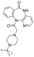 PIRENZEPINE, [N-METHYL-3H]- Struktur