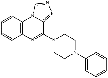 4-(4-PHENYLPIPERAZINO)[1,2,4]TRIAZOLO[4,3-A]QUINOXALINE Struktur