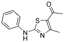 2-PHENYLAMINO-4-METHYL-5-ACETYLTHIAZOLE Struktur