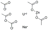 SODIUM URANYL ZINC ACETATE Struktur