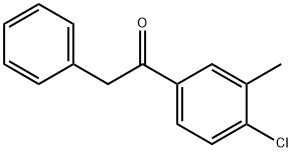 4'-CHLORO-3'-METHYL-2-PHENYLACETOPHENONE Struktur