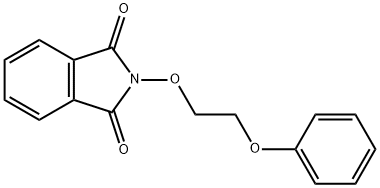 2-(2-PHENOXYETHOXY)-1H-ISOINDOLE-1,3(2H)-DIONE Struktur