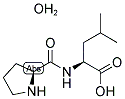 H-PRO-LEU-OH H2O Struktur