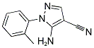 5-AMINO-1-O-TOLYL-1H-PYRAZOLE-4-CARBONITRILE Struktur