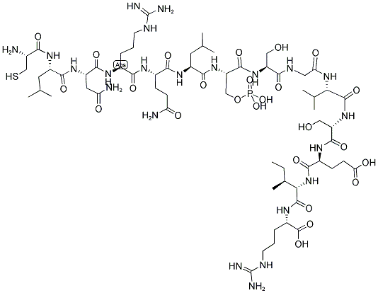 CYS-HSP 25 (81-93) (MOUSE) Struktur