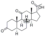 5-ALPHA-PREGNAN-17-OL-3,11,20-TRIONE Struktur