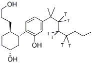 CP 55,940, [SIDE CHAIN-2,3,4-3H(N)]- Struktur