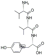 H-VAL-VAL-TYR-OH Struktur
