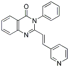 3-PHENYL-2-[2-(3-PYRIDINYL)VINYL]-4(3H)-QUINAZOLINONE Struktur