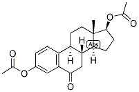 1,3,5(10)-ESTRATRIEN-3,17-ALPHA-DIOL-6-ONE DIACETATE Struktur