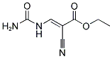 2-CYANO-3-UREIDO-ACRYLIC ACID ETHYL ESTER Struktur