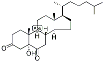 CHOLESTAN-5-ALPHA-OL-3,6-DIONE Struktur