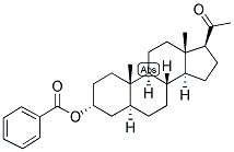 5-ALPHA-PREGNAN-3-BETA-OL-20-ONE 3-BENZOATE Struktur