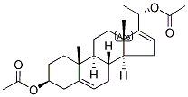 5,16-PREGNADIEN-3-BETA, 20-ALPHA-DIOL DIACETATE Struktur