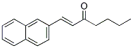 1-(2-NAPHTHYL)HEPT-1-EN-3-ONE Struktur