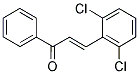 3-(2,6-DICHLOROPHENYL)-1-PHENYLPROP-2-EN-1-ONE Struktur