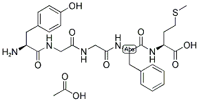 METHIONINE ENKEPHALIN ACETATE SALT Struktur