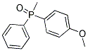 1-METHOXY-4-(METHYL-PHENYL-PHOSPHINOYL)-BENZENE Struktur