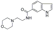 N-(4-MORPHOLINOETHYL)INDOLE-6-CARBOXAMIDE Struktur