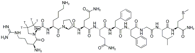 SUBSTANCE P, [2-PRO-3,4-3H]- Struktur