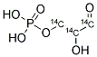 GLYCERALDEHYDE-3-PHOSPHATE DISODIUM SALT, [14C(U)] Struktur