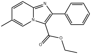 ETHYL 6-METHYL-2-PHENYLIMIDAZO[1,2-A]PYRIDINE-3-CARBOXYLATE Struktur