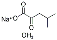 4-METHYL-2-OXOPENTANOIC ACID, SODIUM SALT HYDRATE Struktur