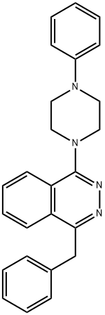 1-BENZYL-4-(4-PHENYLPIPERAZINO)PHTHALAZINE Struktur