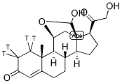 ALDOSTERONE, D-[1,2-3H(N)]- Struktur