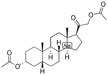 5-BETA-PREGNAN-3-ALPHA, 21-DIOL-20-ONE DIACETATE Struktur