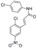 N1-(4-CHLOROPHENYL)-3-(2-CHLORO-5-NITROPHENYL)ACRYLAMIDE Struktur