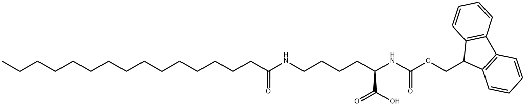 FMOC-LYS(PALMITOYL)-OH Struktur